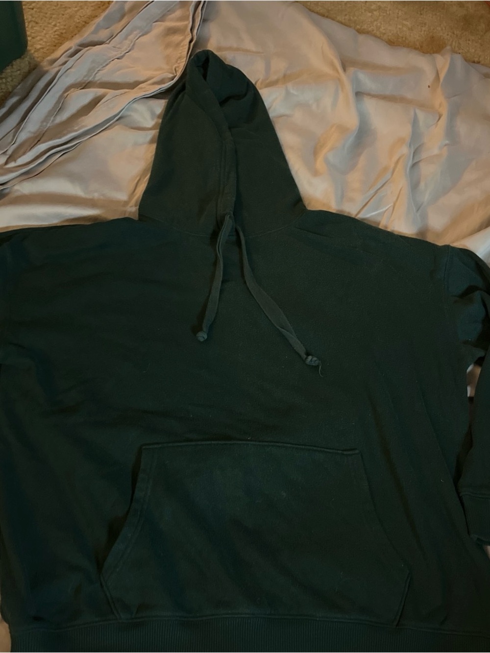 American Eagle Dark Green Hoodie Everyday Sweatshirt Jegging Fit  X SOFT